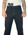 Concealed carry "Ninja Black" Sweatpants