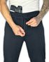 Concealed carry "Ninja Black" Sweatpants