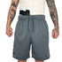 Concealed Carry Basketball Shorts - Gray