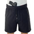 Concealed Carry Gym Shorts - Stealth Black