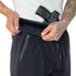 Concealed Carry Gym Shorts - Stealth Black