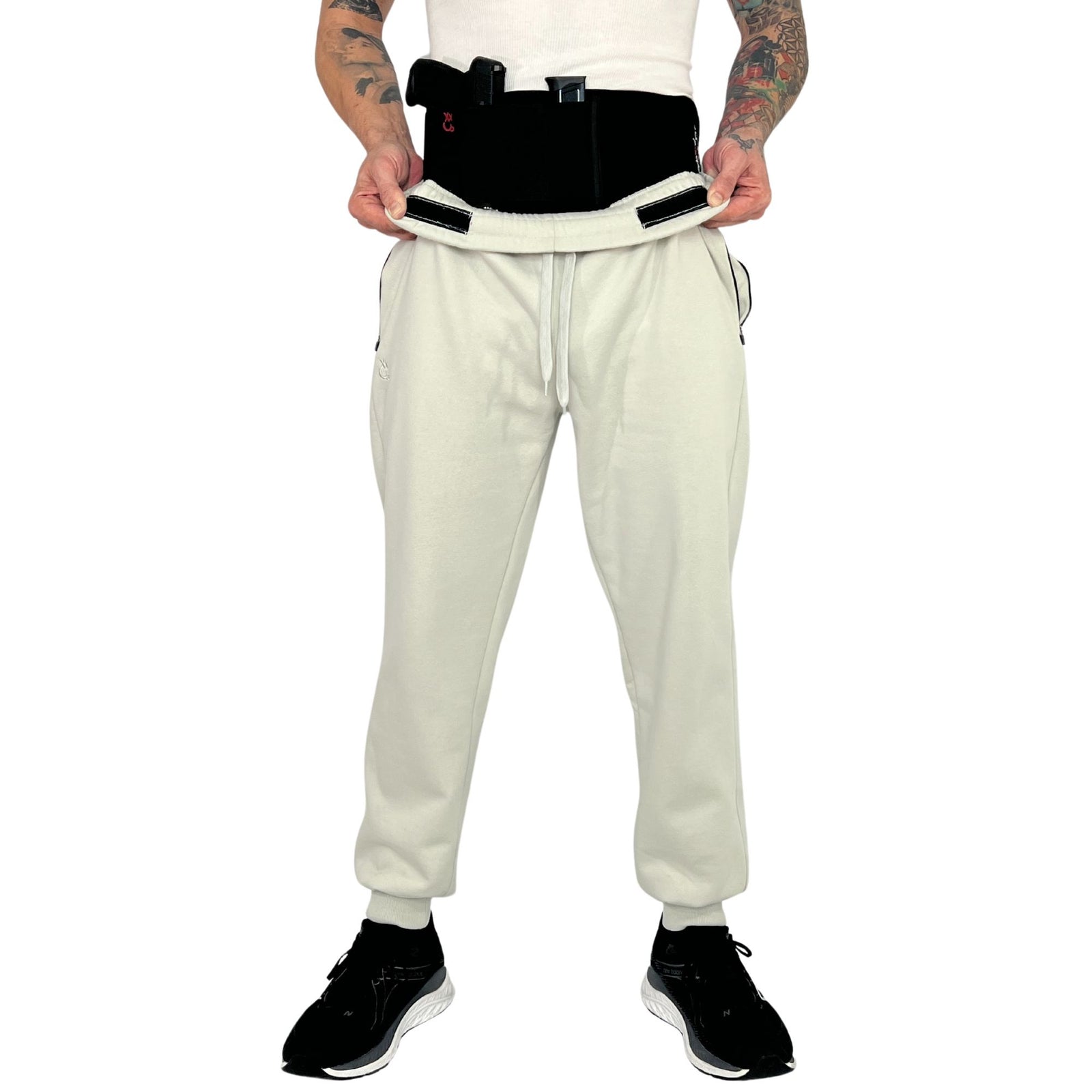 Unisex Concealed Carry Sweatpants Cool Gray