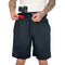 Concealed Carry Basketball Shorts - Black